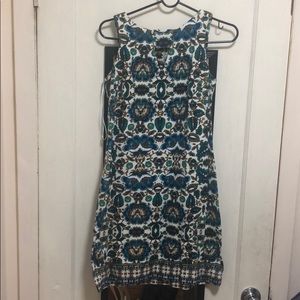 Mosaic like shift dress